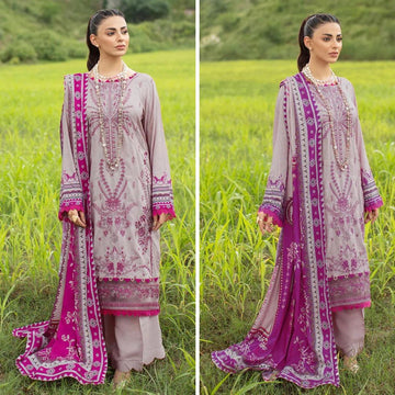 3- Piece Embroidered Lawn Dress