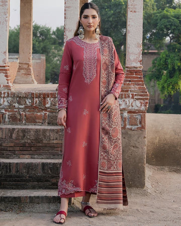 3- Piece Embroidered Lawn Dress