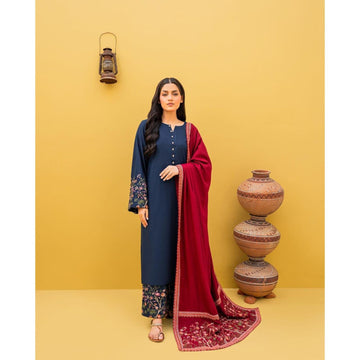 3- Piece Embroidered Lawn Dress