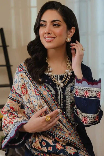 3- Piece Embroidered Lawn Dress