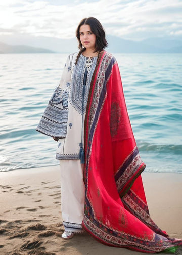 3- Piece Embroidered Lawn Dress