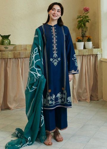 3- Piece Embroidered Lawn Dress
