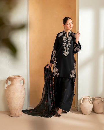 3- Piece Embroidered Lawn Dress