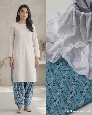 LV- 08  Pure Lawn 3 Piece