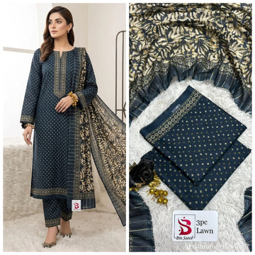 Print Lawn 3-Piece Suit