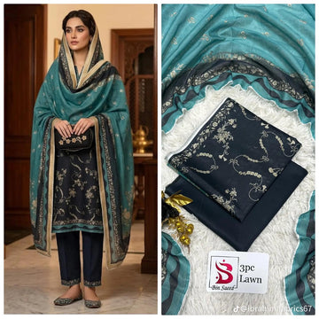 Print Lawn 3-Piece Suit