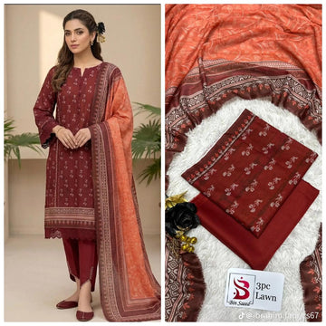 Print Lawn 3-Piece Suit