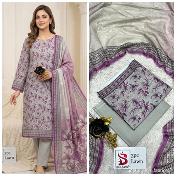 Print Lawn 3-Piece Suit