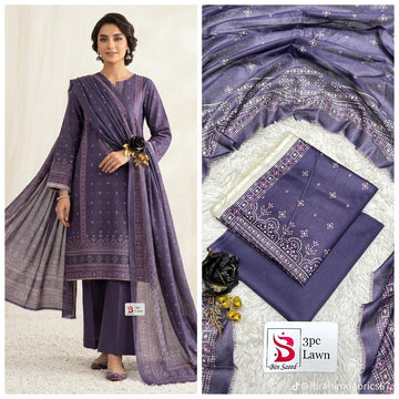 Print Lawn 3-Piece Suit