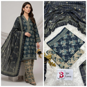 Print Lawn 3-Piece Suit