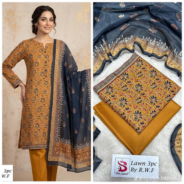 Print Lawn 3-Piece Suit