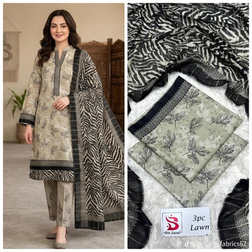 Print Lawn 3-Piece Suit